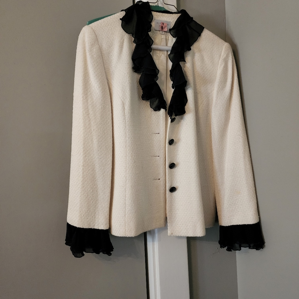 Cream and lace jacket